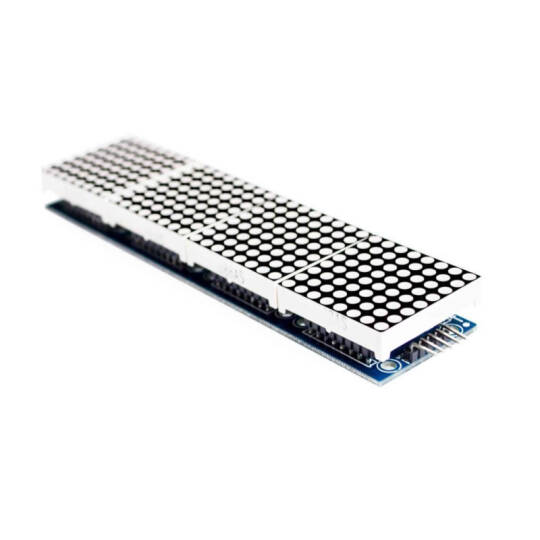 MAX7219 4'lü Dot Matrix LED Modülü - 32x8