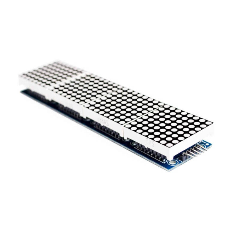 MAX7219 4'lü Dot Matrix LED Modülü - 32x8 - 1