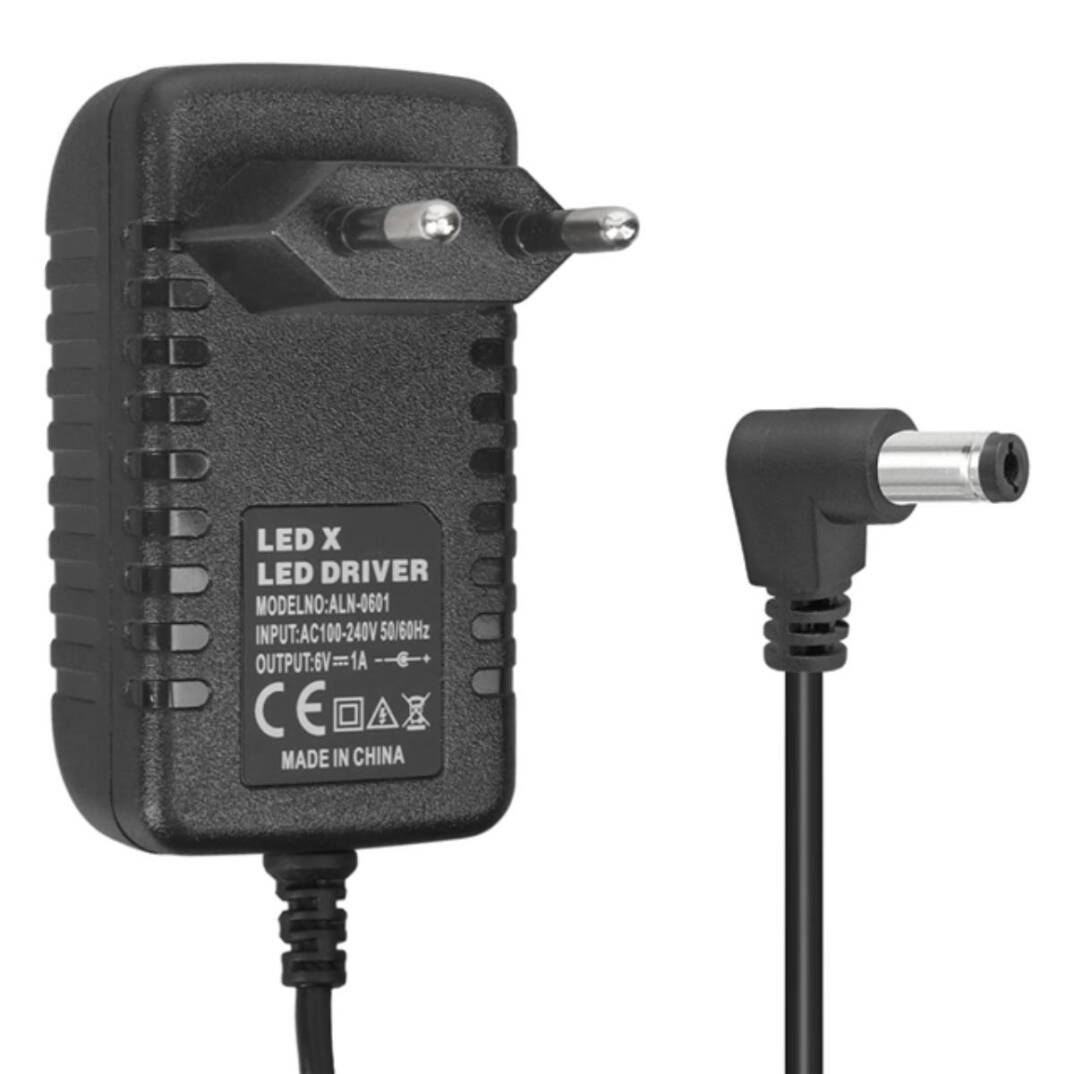 Powermaster PM-13782 6V 1A Adaptör - 5.5x2.5mm Uçlu - 1