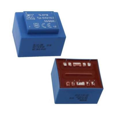 EL-KOM RN130227 PCB Tipi Trafo - 220V/24V 1.2VA, Kapalı Tip - 1