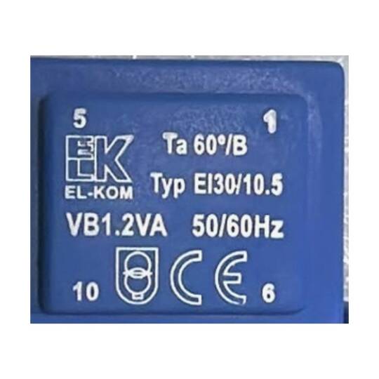 EL-KOM RN130227 PCB Tipi Trafo - 220V/24V 1.2VA, Kapalı Tip - 2