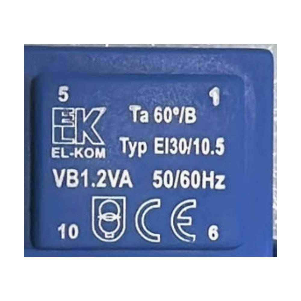EL-KOM RN130227 PCB Tipi Trafo - 220V/24V 1.2VA, Kapalı Tip - 2