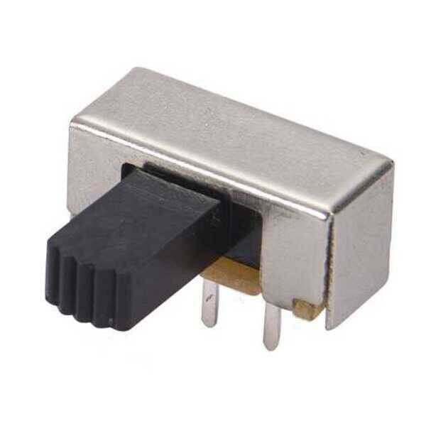 SS-12F21 Sürgülü Anahtar - 1P2T, 90° Yatık THT, 500mA 50V - 1
