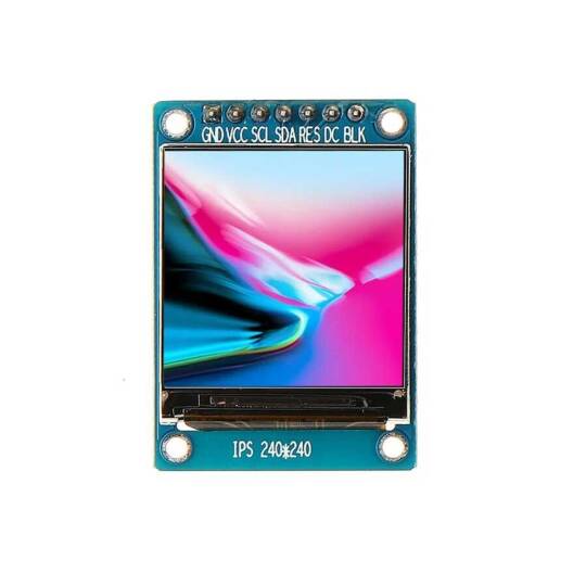 ST7789 1.3 İnç IPS TFT Ekran - 240x240, Lehimsiz