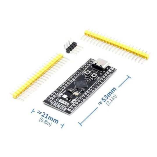 STM32F411CEU6 Black Pill Geliştirme Kartı - 100MHz, 512KB Flash, USB Type-C - 2