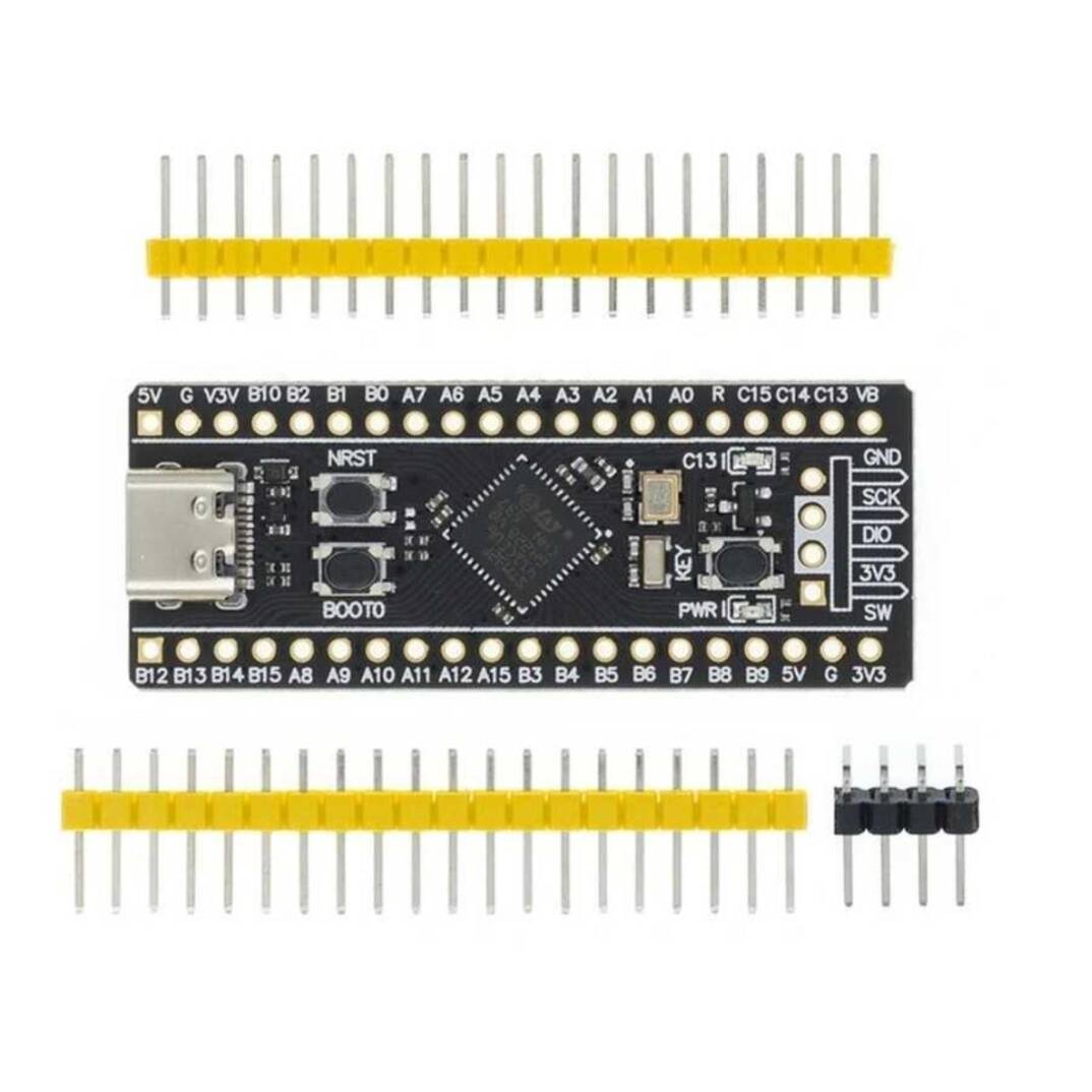 STM32F411CEU6 Black Pill Geliştirme Kartı - 100MHz, 512KB Flash, USB Type-C - 3