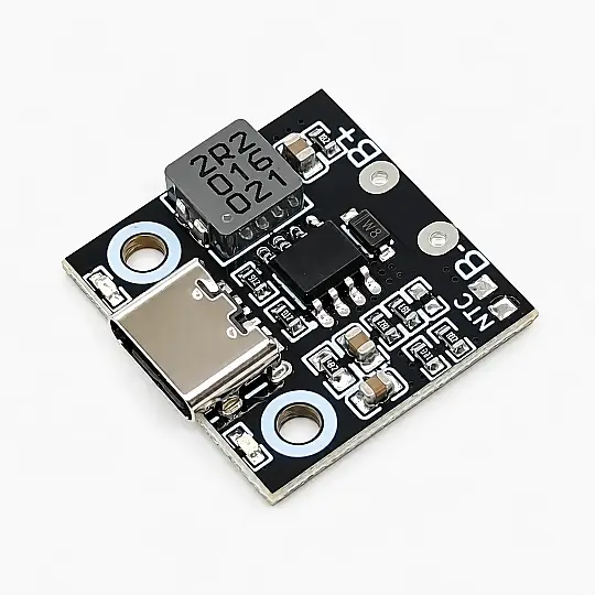 TYPE-C 1S 2.8A Lityum Pil Şarj Devre Kartı - 3.7V