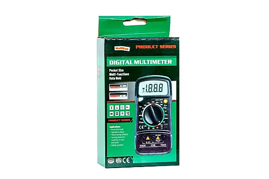 WellHise MAS830L Dijital Multimetre - Işıklı Ekran, CAT II 600V - 5