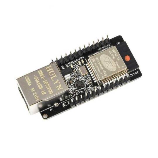 WT32-ETH01 ESP32 Ethernet Modülü - WiFi + Bluetooth, RJ45