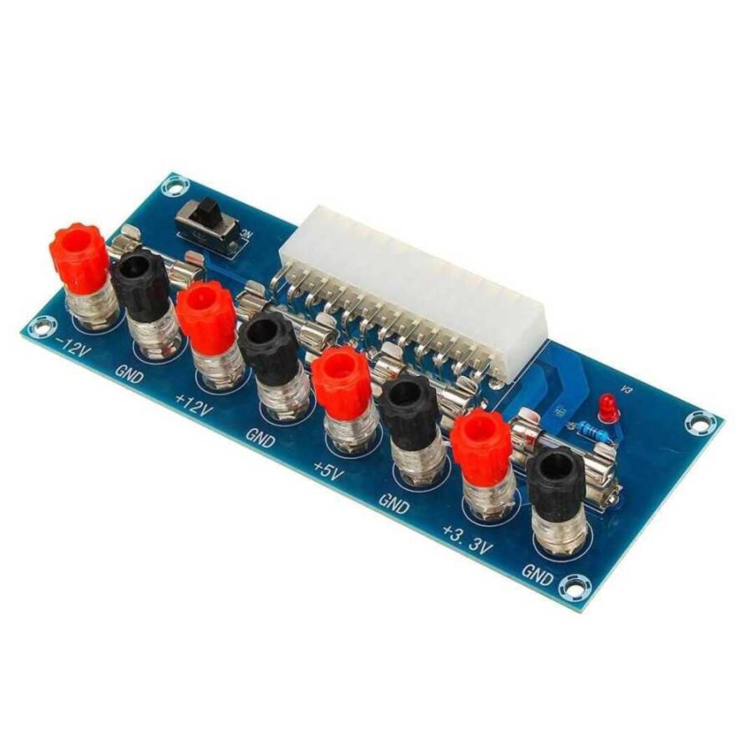 XH-M229 ATX Güç Kaynağı Dağıtım Modülü - 24 Pin, 3.3V/5V/12V Çıkışlı - 1