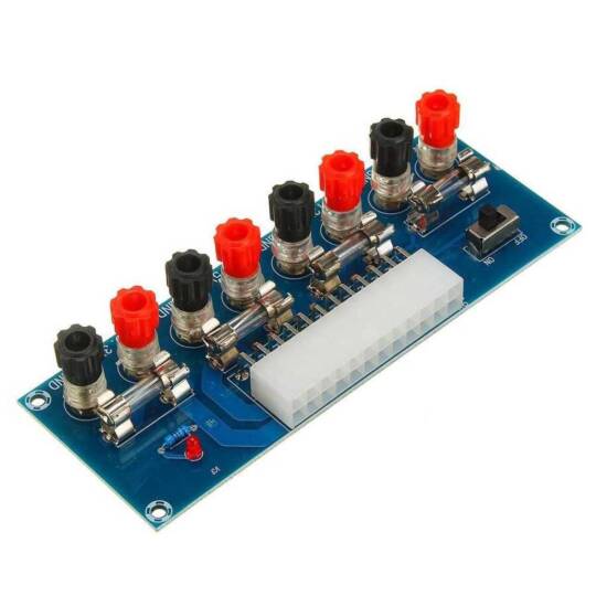 XH-M229 ATX Güç Kaynağı Dağıtım Modülü - 24 Pin, 3.3V/5V/12V Çıkışlı - 2