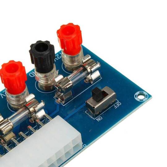 XH-M229 ATX Güç Kaynağı Dağıtım Modülü - 24 Pin, 3.3V/5V/12V Çıkışlı - 3