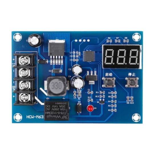 XH-M603 Akü ve Lityum Batarya Şarj Kontrol Devresi - 12-24V, Röle Çıkışlı - 2